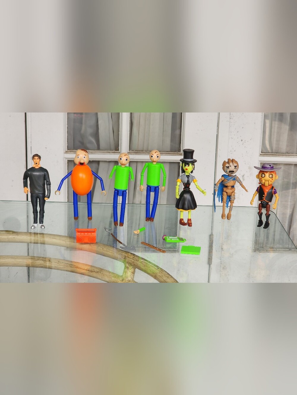 Baldis Basics In Education & Learning And Showdown Bandit Figures, Pre-owned Lot